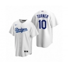 Los Angeles Dodgers #10 Justin Turner Nike White Replica Home Jersey