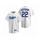 Los Angeles Dodgers #22 Clayton Kershaw Nike White Replica Home Jersey