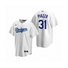 Los Angeles Dodgers #31 Mike Piazza Nike White Replica Home Jersey