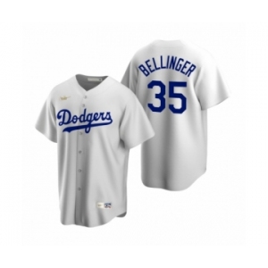 Los Angeles Dodgers #35 Cody Bellinger Nike White Cooperstown Collection Home Jersey