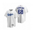 Los Angeles Dodgers #68  Ross Stripling Nike White Replica Home Jersey