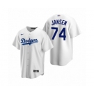 Los Angeles Dodgers #74 Kenley Jansen Nike White Replica Home Jersey