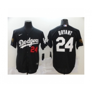 Los Angeles Dodgers #8 Kobe Bryant Black 2020 Cool Base Jerseysy1