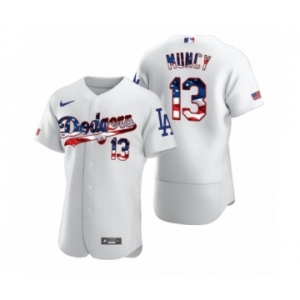 Max Muncy #15 Los Angeles Dodgers White 2020 Stars & Stripes 4th of July Jersey