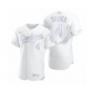 Men Duke Snider #4 Los Angeles Dodgers White Awards Collection Retirement Jersey