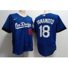 Mens Los Angeles Dodgers #18 Yoshinobu Yamamoto Nike Royal City Connect Jersey