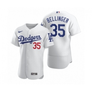 Men's Los Angeles Dodgers #35 Cody Bellinger Nike White 2020 Authentic Jersey