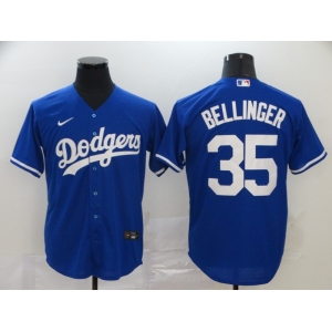 Men's Los Angeles Dodgers #35 Cody Bellinger Replica Royal Blue Cool Base Baseball Jersey