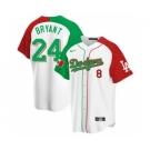 Men's Nike Los Angeles Dodgers #24 Kobe Bryant Mexican Heritage Night Limited Stitched Baseball Jersey