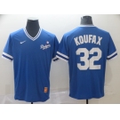 Men's Nike Los Angeles Dodgers #32 Sandy Koufax Blue M&N MLB Jersey