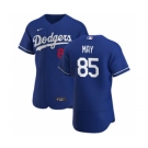 Men's Nike Los Angeles Dodgers #85 Dustin May Royal Alternate 2020 Authentic Player Baseball Jersey