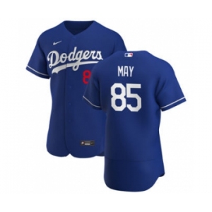 Men's Nike Los Angeles Dodgers #85 Dustin May Royal Alternate 2020 Authentic Player Baseball Jersey