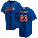 Men's New York Mets ##23 David Peterson Royal Cool Base Stitched Baseball Jersey