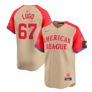 Men's New York Mets #67 Seth Lugo Cream 2024 All Star Limited Stitched Jersey