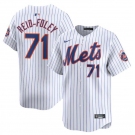 Men's New York Mets #71 Sean Reid-Fole White 2024 Home Limited Stitched Baseball Jersey