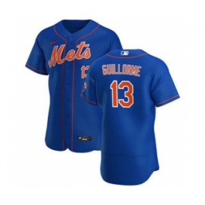 Men's Nike New York Mets #13 Luis Guillorme Royal Alternate 2020 Authentic Player Baseball Jersey