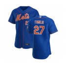 Men's Nike New York Mets #27 Jeurys Familia Royal Alternate 2020 Authentic Player Baseball Jersey