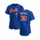 Men's Nike New York Mets #30 Michael Conforto Royal Alternate 2020 Authentic Player Baseball Jersey