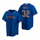 Men's Nike New York Mets #32 Steven Matz Royal Alternate Road Stitched Baseball Jersey