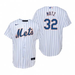 Men's Nike New York Mets #32 Steven Matz White Home Stitched Baseball Jersey