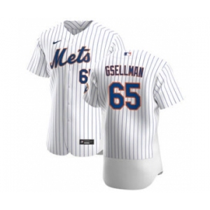 Men's Nike New York Mets #65 Robert Gsellman White Home 2020 Authentic Player Baseball Jersey