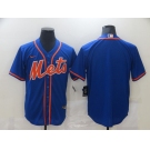 Nike Men's New York Mets Blank Blue Alternate Home Cool Base Baseball Jersey