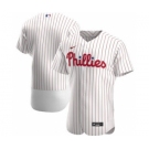 Men's Nike Philadelphia Phillies 2020 White Home Authentic Official Team Baseball Jersey