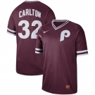 Men's Nike Philadelphia Phillies #32 Steve Carlton Red M&N Jersey