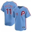 Men's Philadelphia Phillies #11 Jimmy Rollins Light Blue Alternate Limited Stitched Jersey