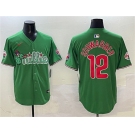Men's Philadelphia Phillies #12 Kyle Schwarber Green Phanatic Limited Stitched Jersey