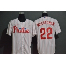 Men's Philadelphia Phillies #22 Andrew McCutchen White Stitched MLB Cool Base Nike Jersey