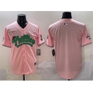 Men's Philadelphia Phillies Blank Pink Phanatic Limited Stitched Jersey