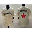 Men's Philadelphia Phillies Cream Phanatic Gothic Vapor Limited Stitched Jersey