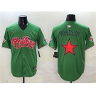 Men's Philadelphia Phillies Green Phanatic Limited Stitched Jersey