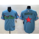Men's Philadelphia Phillies Light Blue Phanatic Limited Stitched Jersey