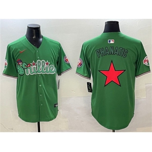 Men's Philadelphia Phillies Phanatic Green Limited Stitched Jerseys