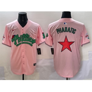 Men's Philadelphia Phillies Pink Phanatic Limited Stitched Jersey