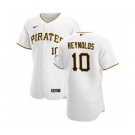 Men's Nike Pittsburgh Pirates #10 Bryan Reynolds White Home 2020 Authentic Player Baseball Jersey