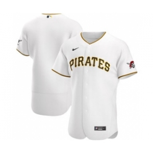 Men's Nike Pittsburgh Pirates 2020 White Home Authentic Baseball Jersey
