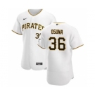 Men's Nike Pittsburgh Pirates #36 Jose Osuna White Home 2020 Authentic Player Baseball Jersey