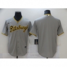 Men's Nike Pittsburgh Pirates Blank Gray Cooperstown Collection Road Stitched Jersey