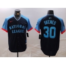 Men's Pittsburgh Pirates #30 Paul Skenes Navy 2024 All Star Limited Stitched Jersey