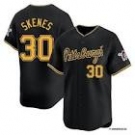 Mens Pittsburgh Pirates #30 Paul Skenes Nike Black Cool Base Jersey