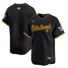 Men's Pittsburgh Pirates Blank Black Alternate Limited Baseball Stitched Jersey