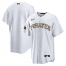 Men's Pittsburgh Pirates Blank White 2022 All-Star Cool Base Stitched Baseball Jersey