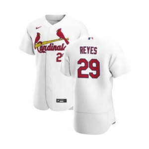 Men's Nike St. Louis Cardinals #29 Alex Reyes White Home 2020 Authentic Player Baseball Jersey