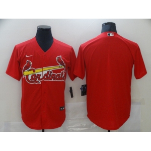 Men's Nike St. Louis Cardinals Blank Red Cool Base Home Stitched Baseball Jersey