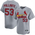 Men's St. Louis Cardinals #53 Andre Pallante Gray 2024 Away Limited Stitched Baseball Jersey