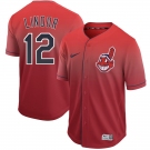 Men's Nike Cleveland Indians #12 Francisco Lindor Red Drift Fashion MLB Jersey