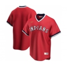 Men's Nike Cleveland Indians 2020 Road Cooperstown Collection Team Baseball Jersey Red